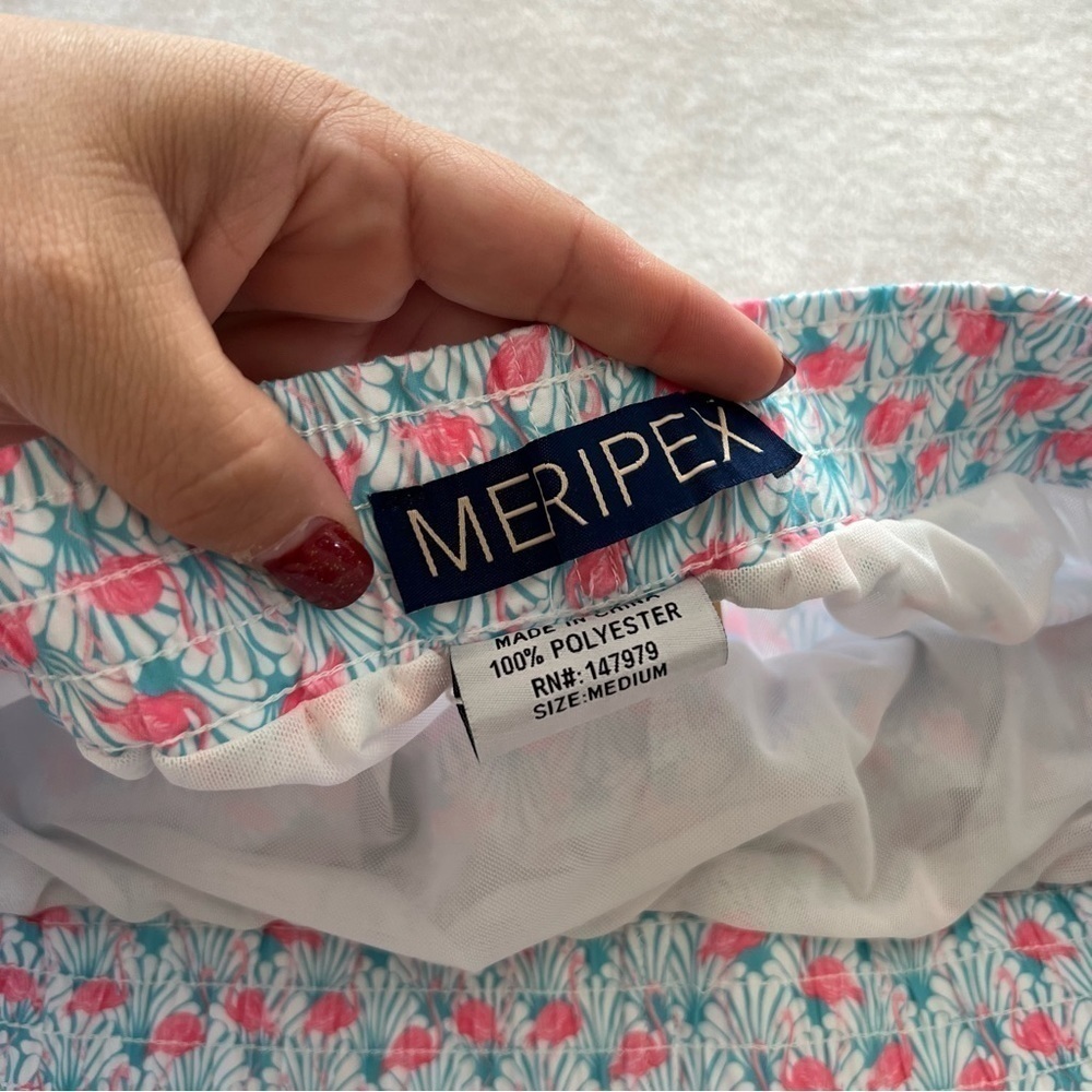 NWT Meripex Flamingos Swim Trunks - Picture 3 of 5